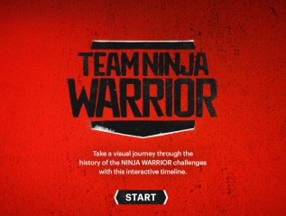 “Team Ninja Warrior” Timeline&nbsp;Microsite